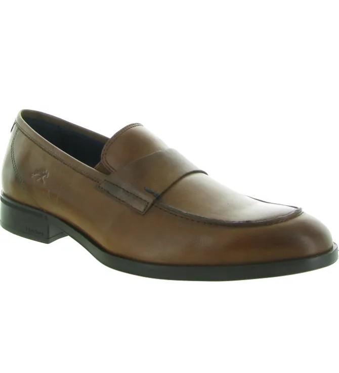 mocassins - Elégant - homme - Cuir - Marron - Fluchos