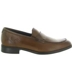 mocassins - Elégant - homme - Cuir - Marron - Fluchos