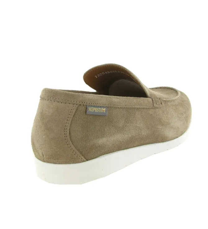 mocassins - Elégant - homme - Nubuck - Taupe - Mephisto