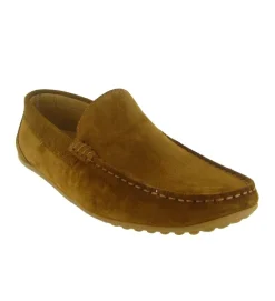 mocassins - Elégant - homme - Nubuck - Camel - Al tei