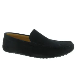 mocassins - Elégant - homme - Nubuck - Bleu Marine - Al tei