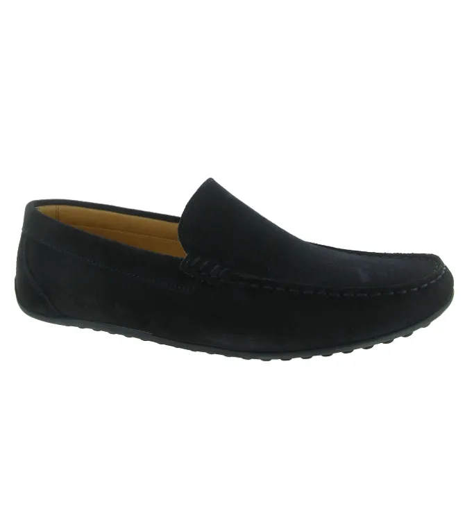 mocassins - Elégant - homme - Nubuck - Bleu Marine - Al tei