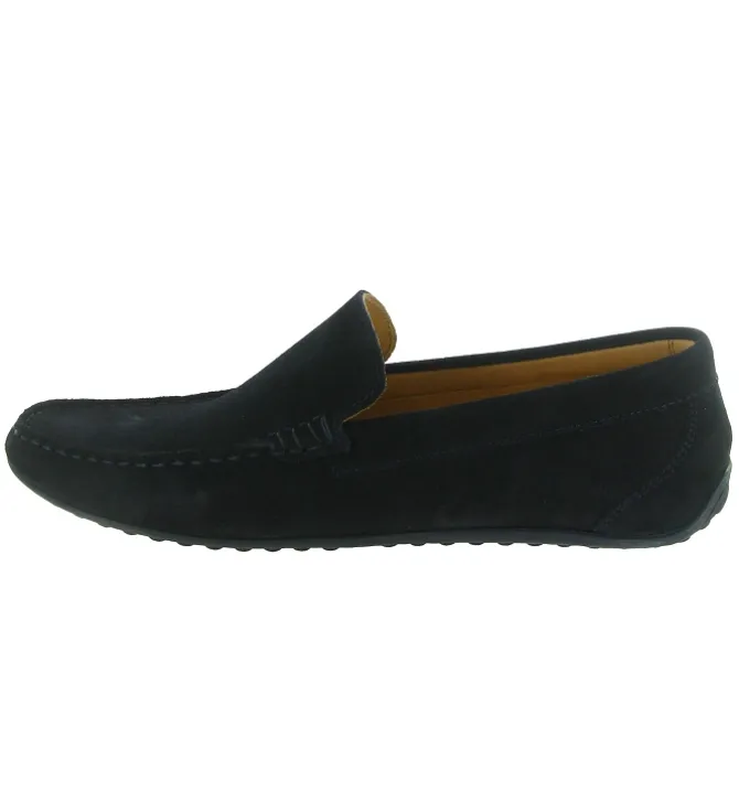 mocassins - Elégant - homme - Nubuck - Bleu Marine - Al tei