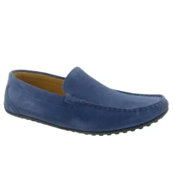 mocassins - Elégant - homme - Nubuck - Bleu - Al tei