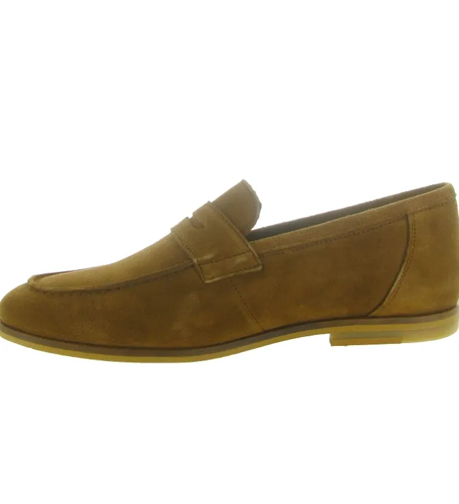 mocassins - Elégant - homme - Nubuck - Marron - Schmoove