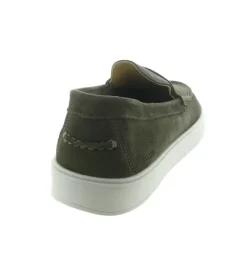mocassins - Elégant - homme - Nubuck - Marron - Black stone