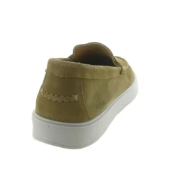 mocassins - Elégant - homme - Nubuck - Gris - Black stone