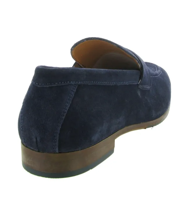 mocassins - Elégant - homme - Nubuck - Bleu - Atelier tropezien