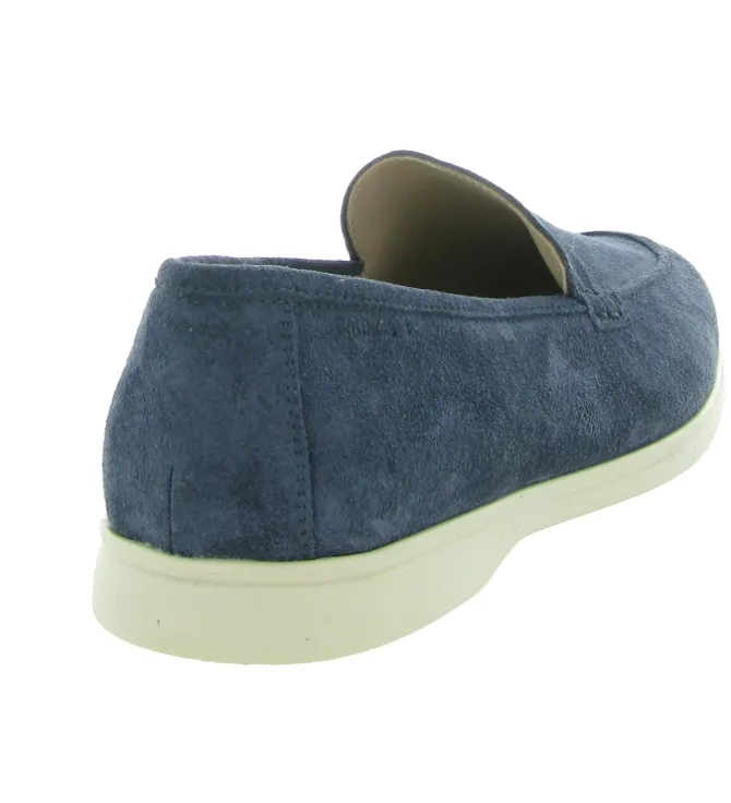 mocassins - Elégant - homme - Nubuck - Bleu - Bs brunos