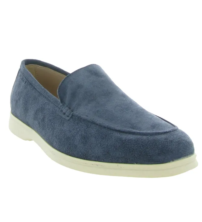 mocassins - Elégant - homme - Nubuck - Bleu - Bs brunos