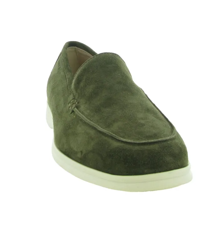 mocassins - Elégant - homme - Nubuck - Vert - Bs brunos