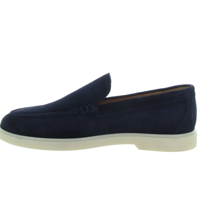 mocassins - Elégant - homme - Nubuck - Bleu - Magnanni