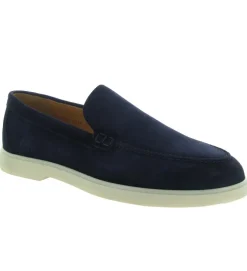 mocassins - Elégant - homme - Nubuck - Bleu - Magnanni