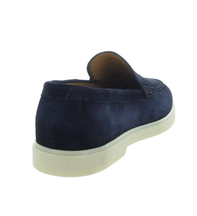 mocassins - Elégant - homme - Nubuck - Bleu - Magnanni