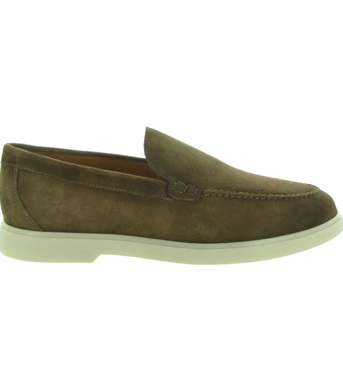 mocassins - Elégant - homme - Nubuck - Gris - Magnanni