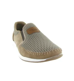 mocassins - Elégant - homme - Synthétique - Gris - Rieker