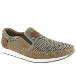mocassins - Elégant - homme - Synthétique - Gris - Rieker