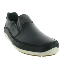 mocassins - Elégant - homme - Synthétique - Bleu Marine - Rieker