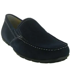 mocassins - Elégant - homme - Synthétique - Bleu - Geox