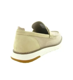 mocassins - Elégant - homme - Textile - Beige - Schmoove