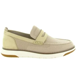 mocassins - Elégant - homme - Textile - Beige - Schmoove