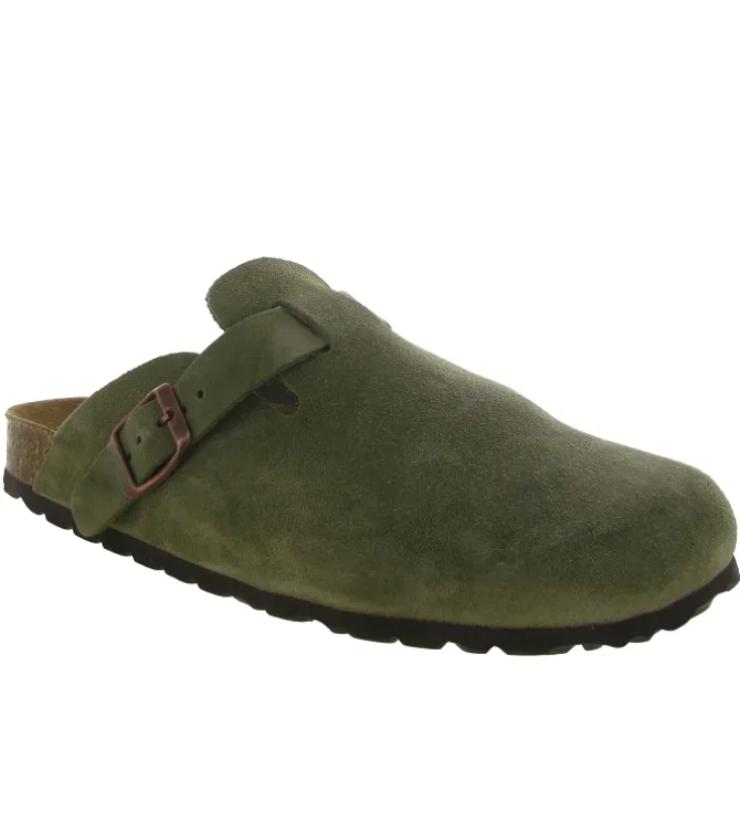 nu pieds - Mules et Tongs - homme - Cuir - Kaki - Armando