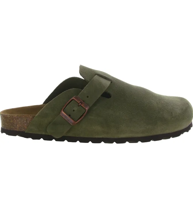 nu pieds - Mules et Tongs - homme - Cuir - Kaki - Armando