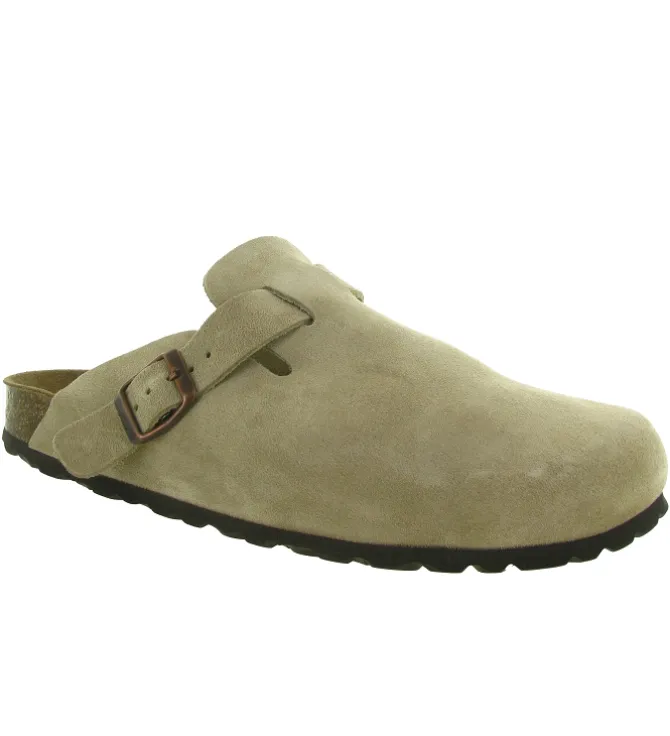 nu pieds - Mules et Tongs - homme - Cuir - Taupe - Armando