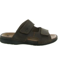nu pieds - Mules et Tongs - homme - Cuir - Marron - Rieker