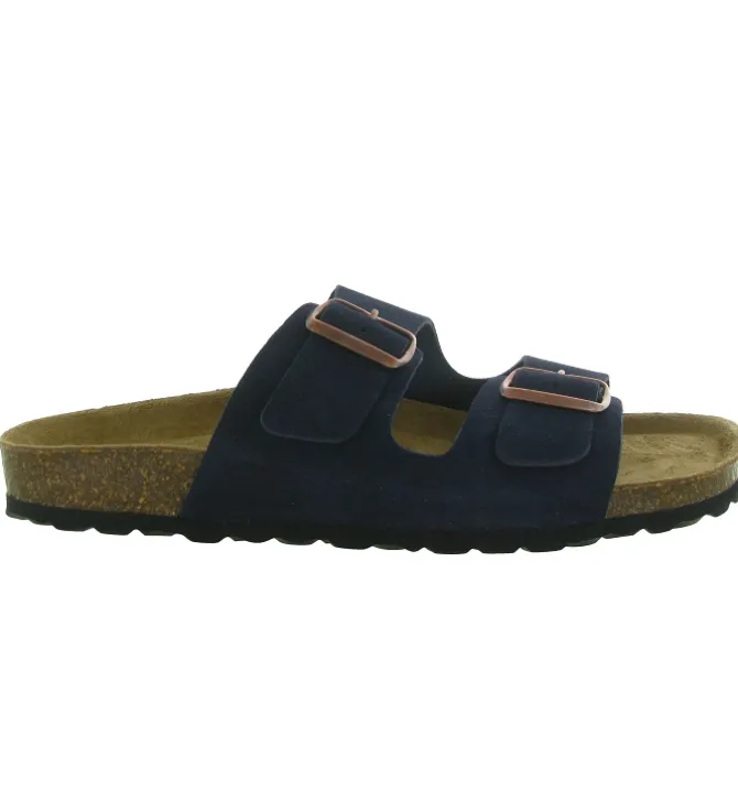 nu pieds - Mules et Tongs - homme - Cuir - Bleu Marine - Armando