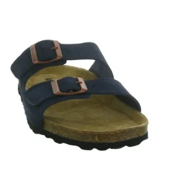 nu pieds - Mules et Tongs - homme - Cuir - Bleu Marine - Armando