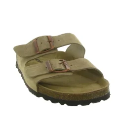 nu pieds - Mules et Tongs - homme - Cuir - Taupe - Armando