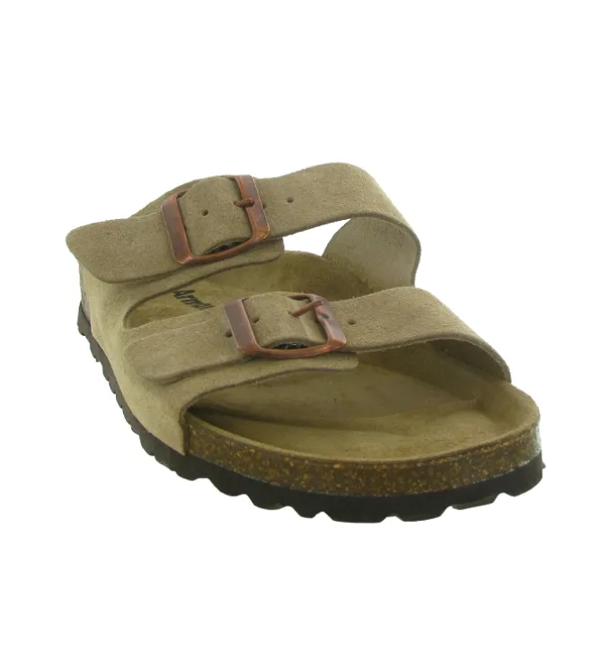 nu pieds - Mules et Tongs - homme - Cuir - Taupe - Armando