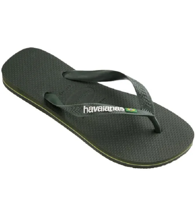 nu pieds - Mules et Tongs - homme - Synthétique - Kaki - Havaianas