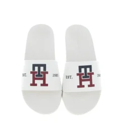 nu pieds - Mules et Tongs - homme - Synthétique - Blanc - Tommy hilfiger