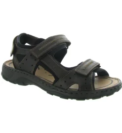nu pieds - Sandales - homme - Cuir - Marron - Rieker