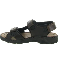 nu pieds - Sandales - homme - Cuir - Marron - Rieker