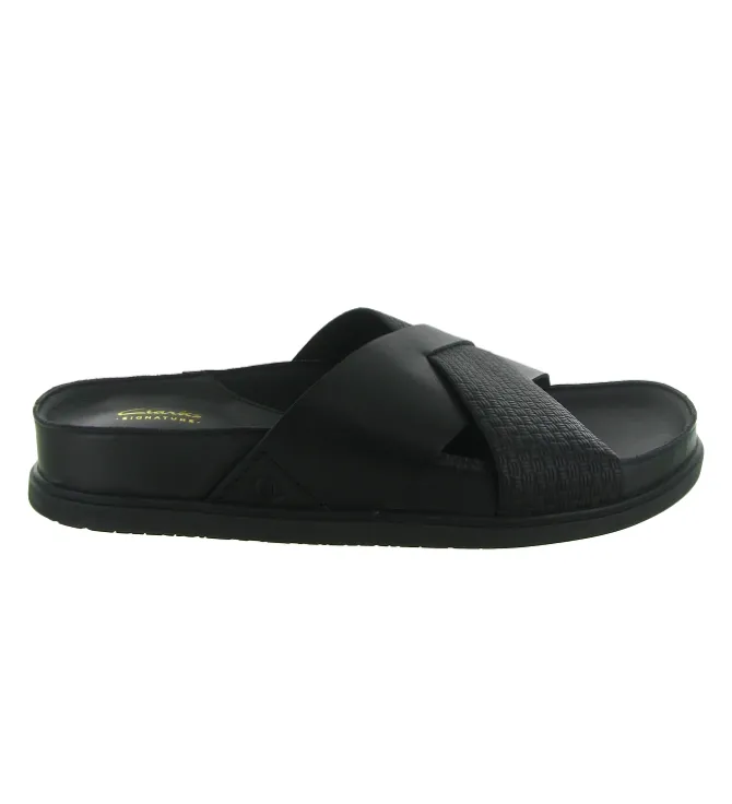 nu pieds - Sandales - homme - Cuir - Noir - Clarks