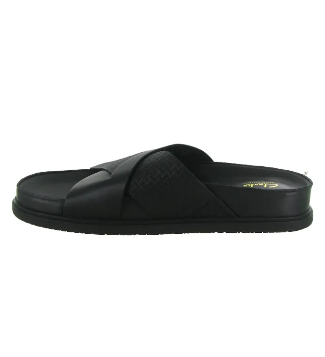 nu pieds - Sandales - homme - Cuir - Noir - Clarks