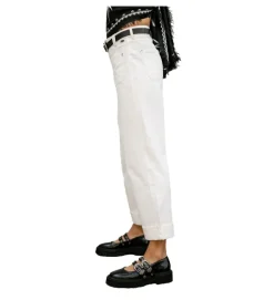 pantalon - CHINO - vetement femme - Coton - Blanc - Freeman t.porter