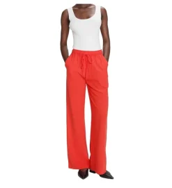 pantalon - DROIT - vetement femme - Textile - Orange - Grace and mila