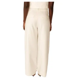 pantalon - DROIT - vetement femme - Textile - Beige - Grace and mila