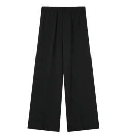 pantalon - DROIT - vetement femme - Coton - Noir - Grace and mila