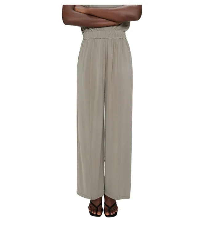 pantalon - DROIT - vetement femme - Textile - Kaki - Grace and mila