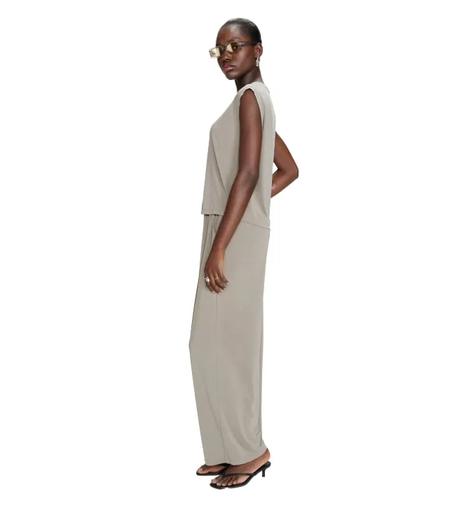 pantalon - DROIT - vetement femme - Textile - Kaki - Grace and mila