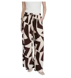 pantalon - DROIT - vetement femme - Synthétique - Chocolat - Grace and mila
