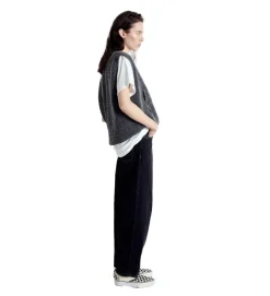 pantalon - JEANS - vetement femme - Coton - Noir - American vintage