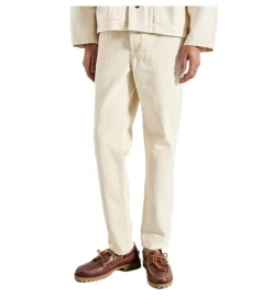 pantalon - JEANS - vetement homme - Cuir - Crème - American vintage
