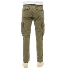 pantalon - POCHES LATERALES - vetement homme - Coton - Kaki - Superdry