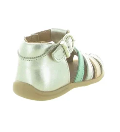 pre marche du 16 au 23 - - bebe fille - Cuir - Argent - Bellamy